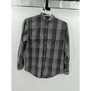 Harley-Davidson‎ Mens Small Gray Flannel Shirt